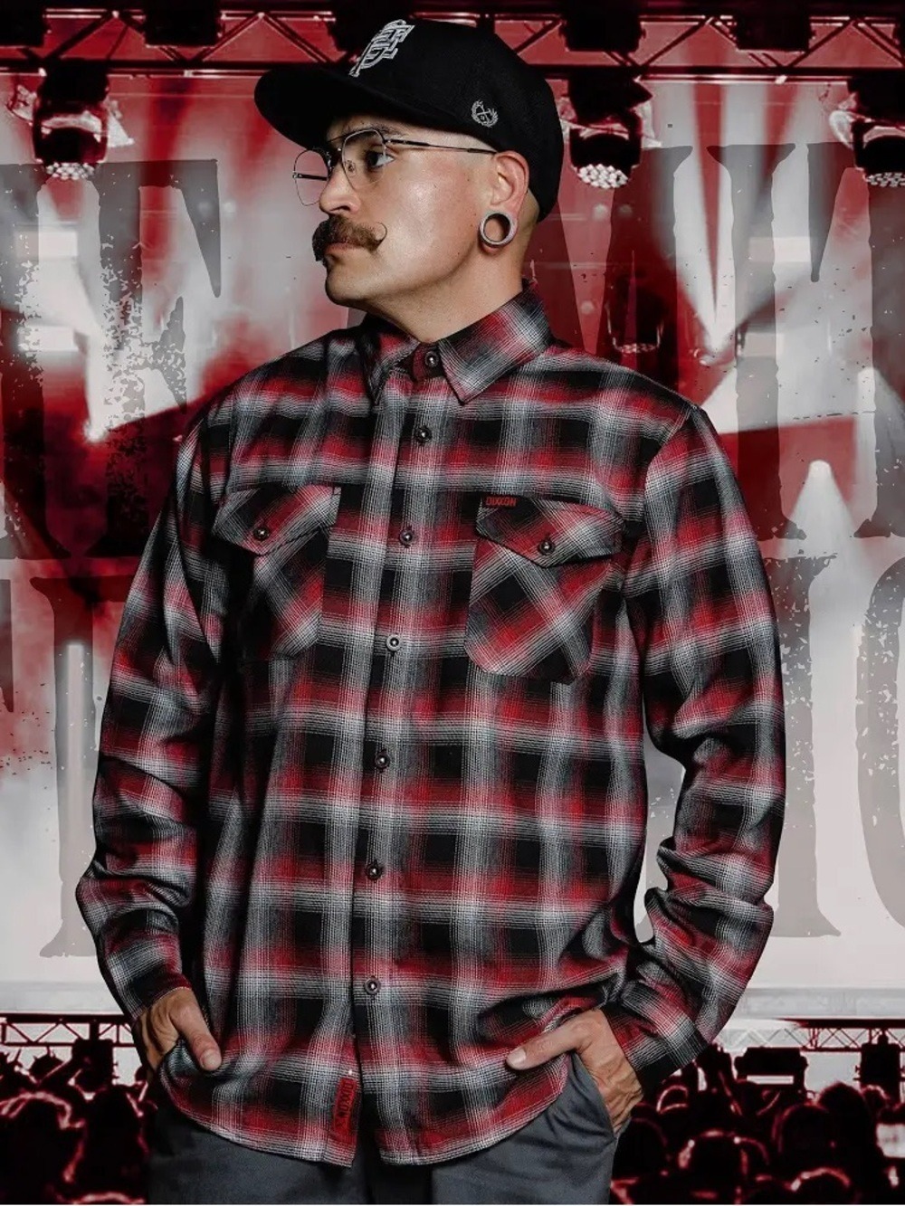 NWT DIXXON The Amity Affliction Youngbloods Flannel Men's Large Limited Edition